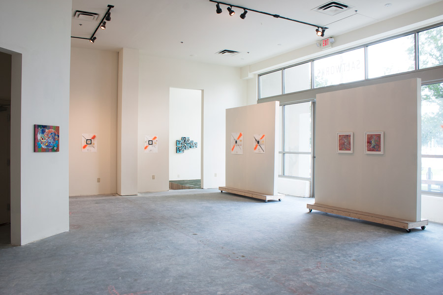 Four Atlantans, Alejandro Aguilera, Brian Dettmer, Craig Drennen, and Jiha Moon, exhibition view, 2013. Four Atlantans, Alejandro Aguilera, Brian Dettmer, Craig Drennen, and Jiha Moon, exhibition view, 2013.
