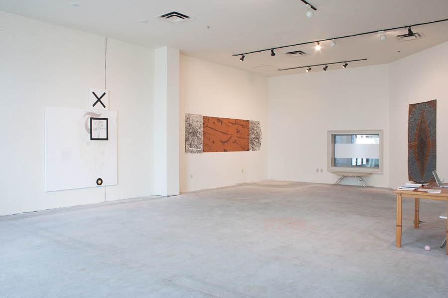 Four Atlantans, Alejandro Aguilera, Brian Dettmer, Craig Drennen, and Jiha Moon, exhibition view, 2013. Four Atlantans, Alejandro Aguilera, Brian Dettmer, Craig Drennen, and Jiha Moon, exhibition view, 2013.