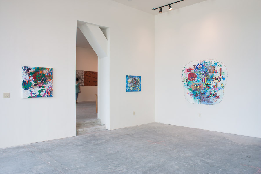 Four Atlantans, Alejandro Aguilera, Brian Dettmer, Craig Drennen, and Jiha Moon, exhibition view, 2013. Four Atlantans, Alejandro Aguilera, Brian Dettmer, Craig Drennen, and Jiha Moon, exhibition view, 2013.