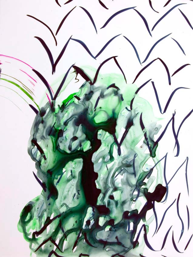Lauren Silva, Untitled, 2014, Mixed media on paper, 12 x 9 inches Lauren Silva, Untitled, 2014, Mixed media on paper, 12 x 9 inches